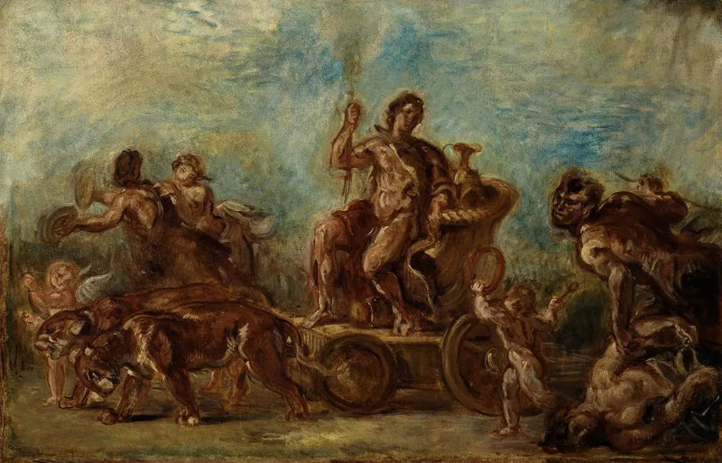 Der Triumph des Bacchus - Eugène Delacroix