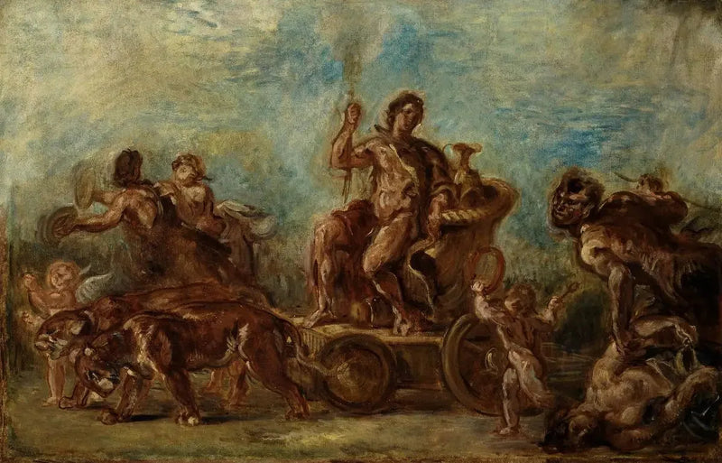 Der Triumph des Bacchus - Eugène Delacroix
