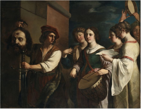 Der Triumph Davids - Guercino