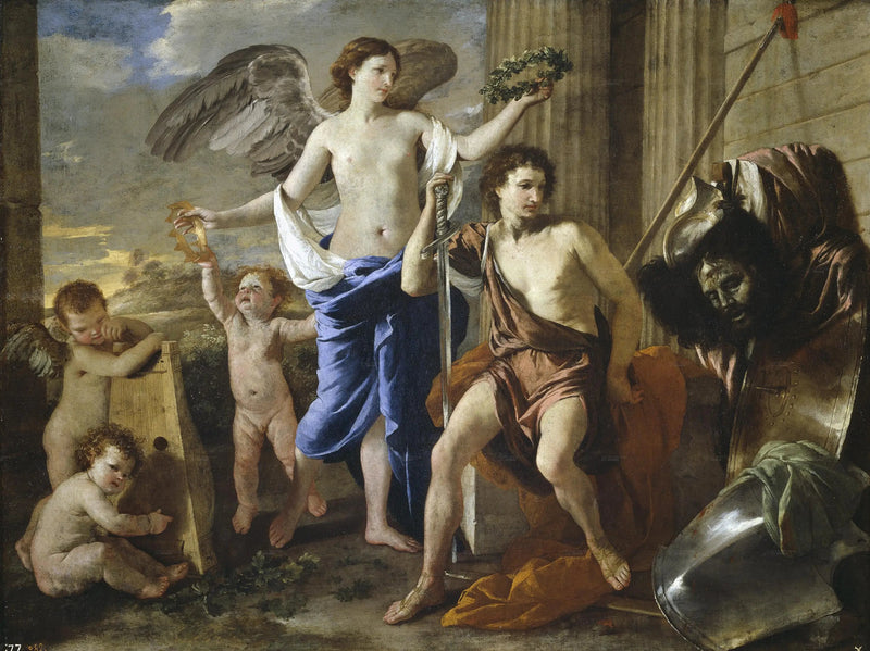 Der Triumph von David - Nicolas Poussin