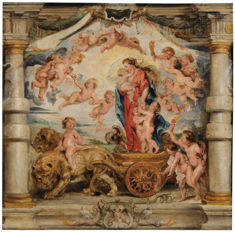 Der Triumph der göttlichen Liebe - Peter Paul Rubens