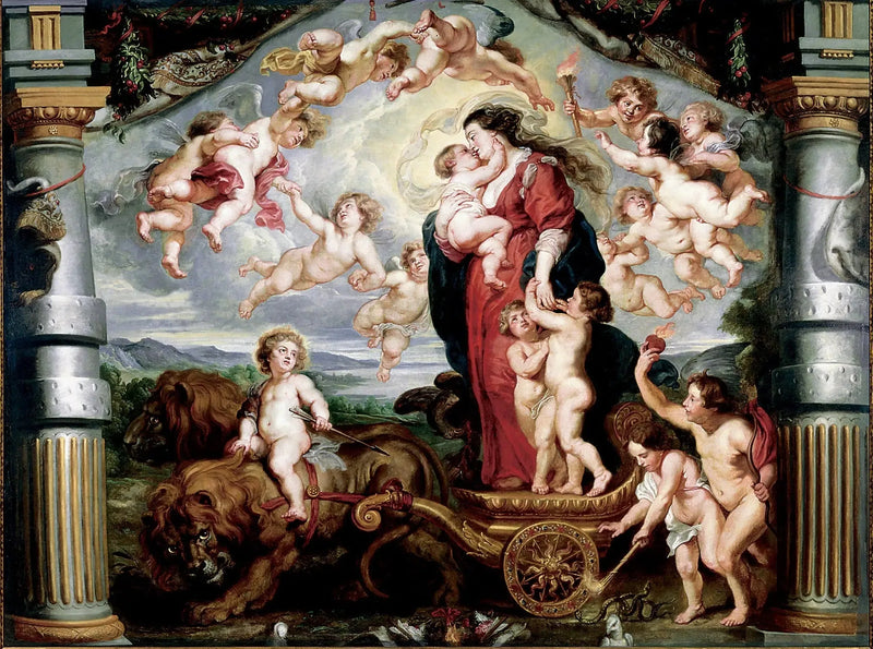 Der Triumph der göttlichen Liebe - Peter Paul Rubens