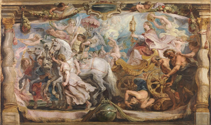 Der Triumph der Kirche - Peter Paul Rubens