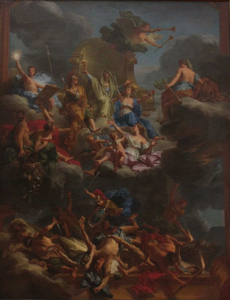 Der Triumph des Rechts - Jean-Baptiste Jouvenet