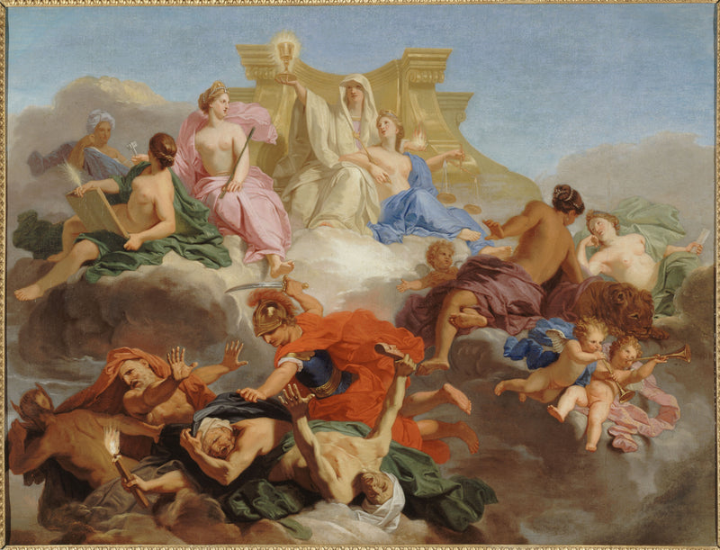 Der Triumph des Rechts - Jean-Baptiste Jouvenet