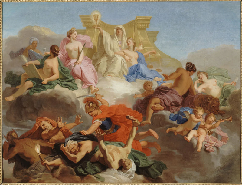 Der Triumph des Rechts - Jean-Baptiste Jouvenet