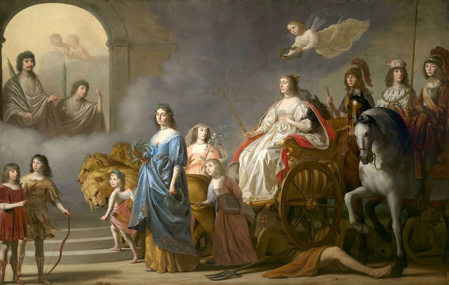 Der Triumph der Winterkönigin: Allegorie des Gerechten - Gerrit van Honthorst