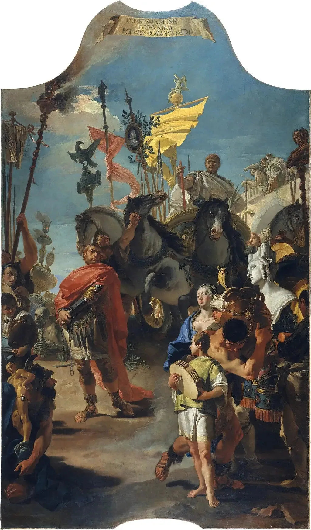 Le Triomphe de Marius - Giovanni Battista Tiepolo image 1 copie peinte à la main à l’huile