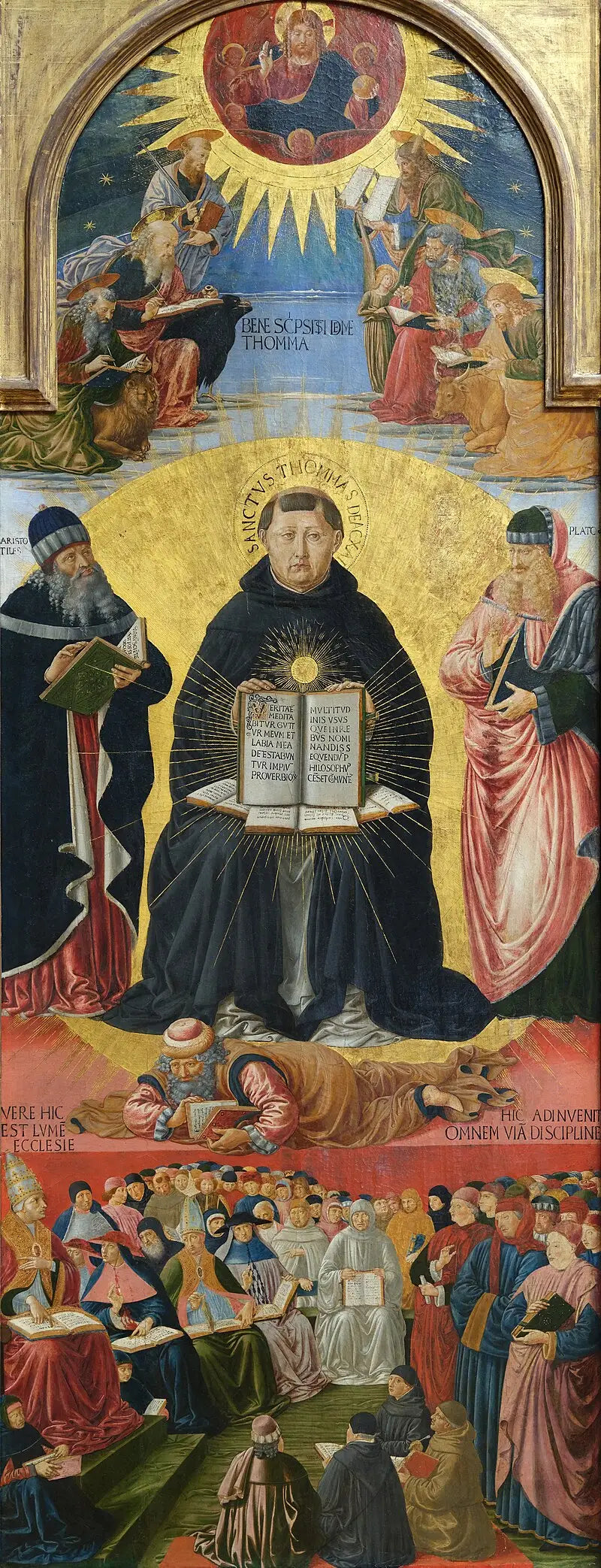 Der Triumph des heiligen Thomas von Aquin - Benozzo Gozzoli
