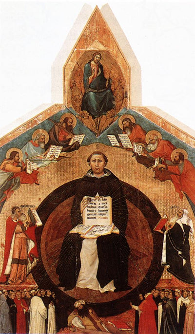 Le triomphe de saint Thomas d’Aquin - Lippo Memmi - Alpha Reproduction