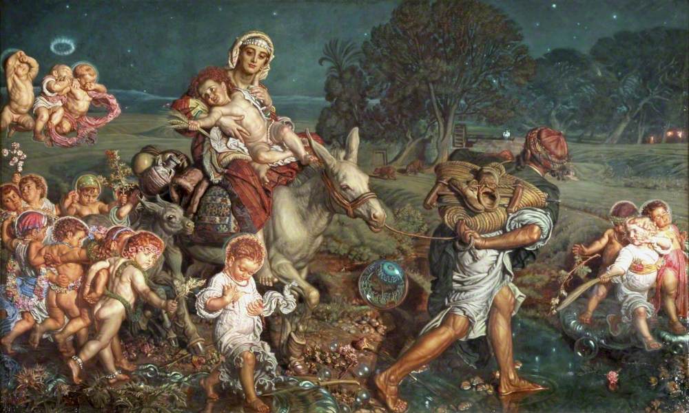 Le triomphe des innocents - William Holman Hunt image 1 tableau peint à l’huile sur toile