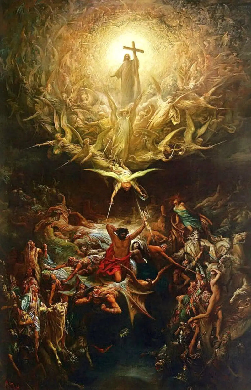 Der Triumph des Christentums über den Heidentum - Gustave Doré