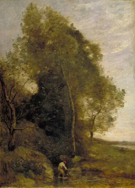 Der Krebsloch - Jean-Baptiste Camille Corot