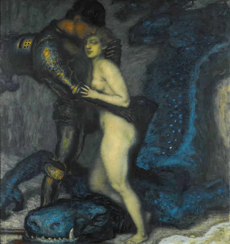 Der Drachentöter - Franz von Stuck