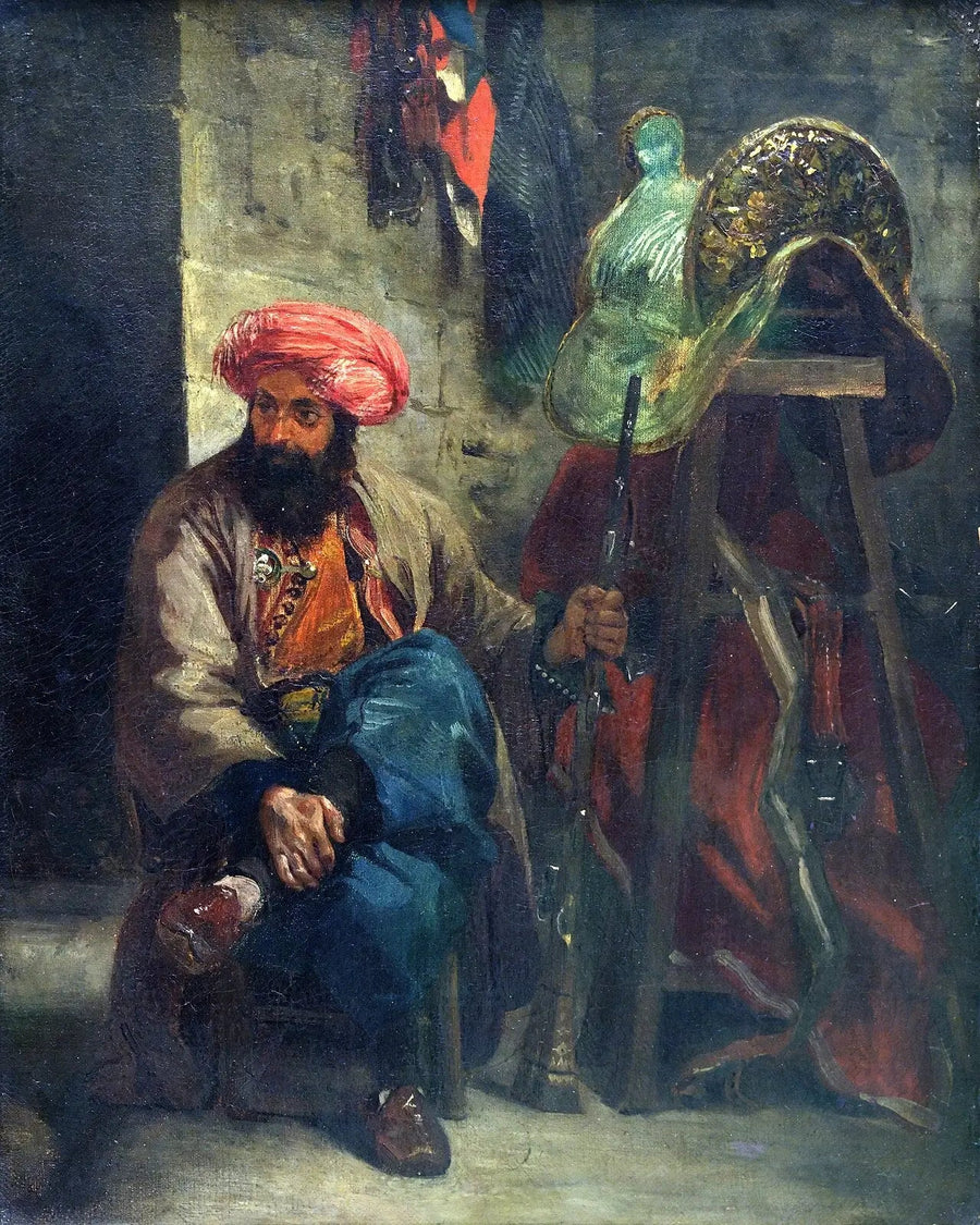 Der Türke im Sattel - Eugène Delacroix