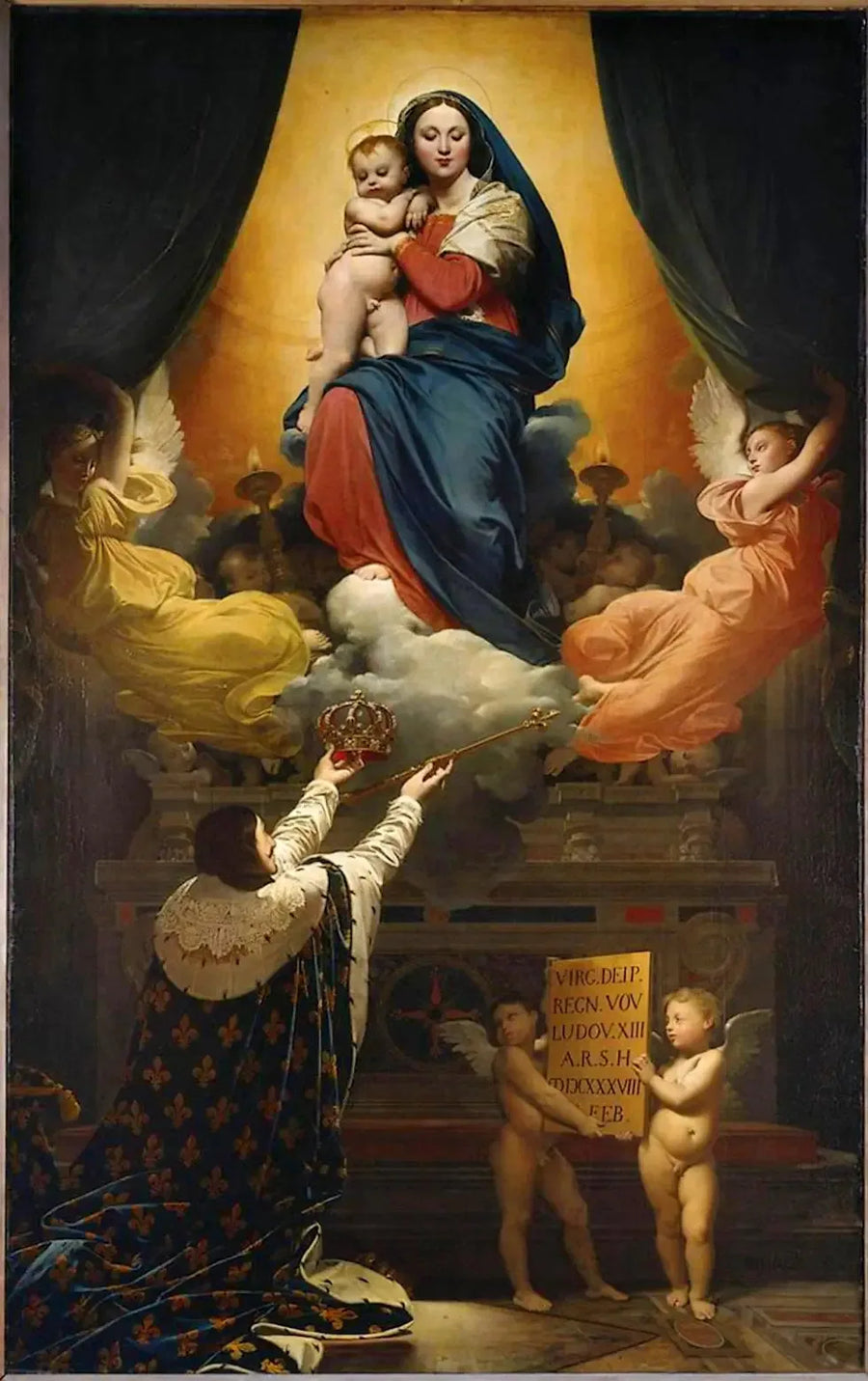 Das Gelübde von Ludwig XIII. - Jean-Auguste-Dominique Ingres