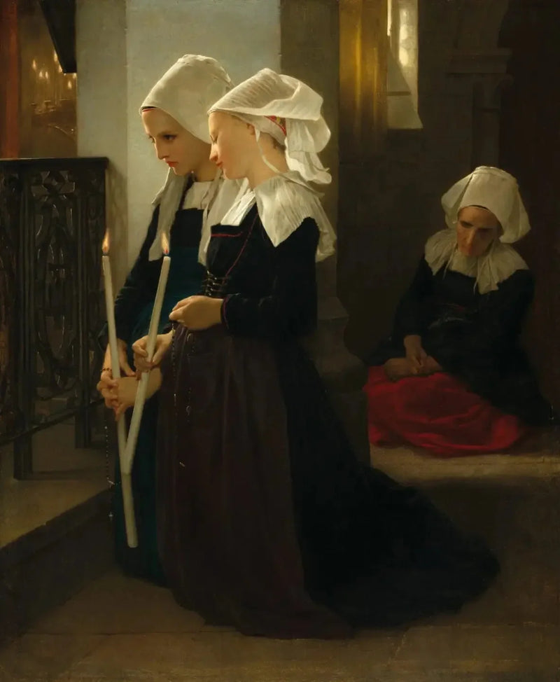 Das Gelübde der Heiligen Anna von Auray - Bouguereau