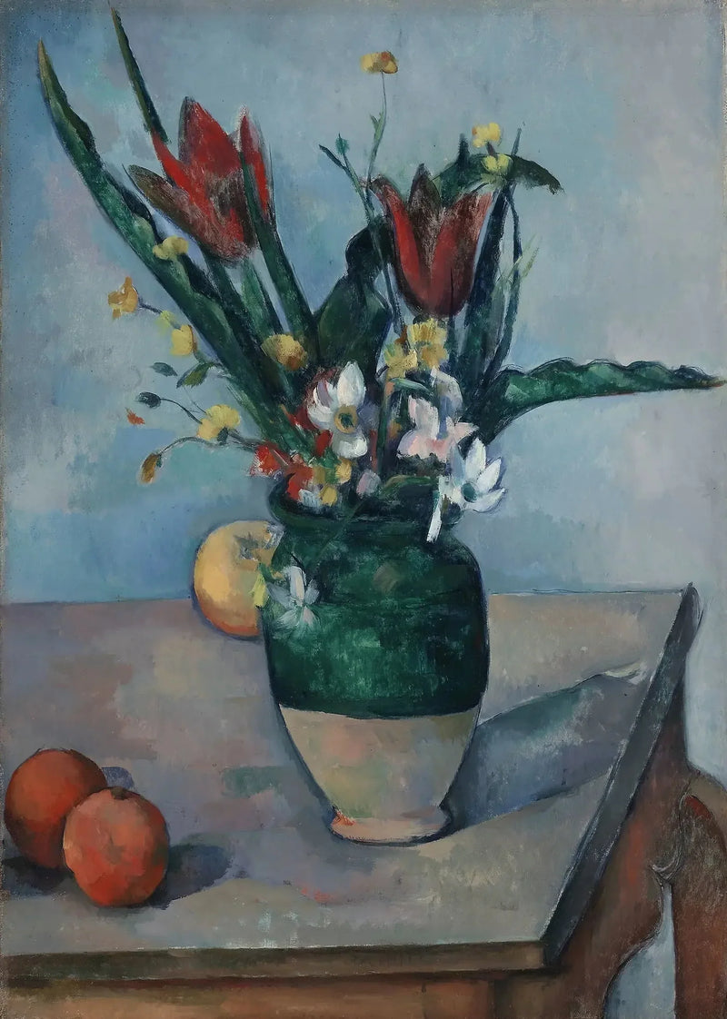 Die Tulpenvase - Paul Cézanne