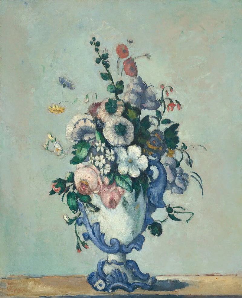 Die Rokoko-Vase - Paul Cézanne