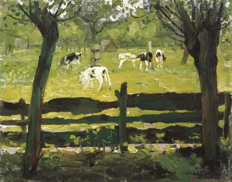 Das weiße Kalb Stier - Piet Mondrian