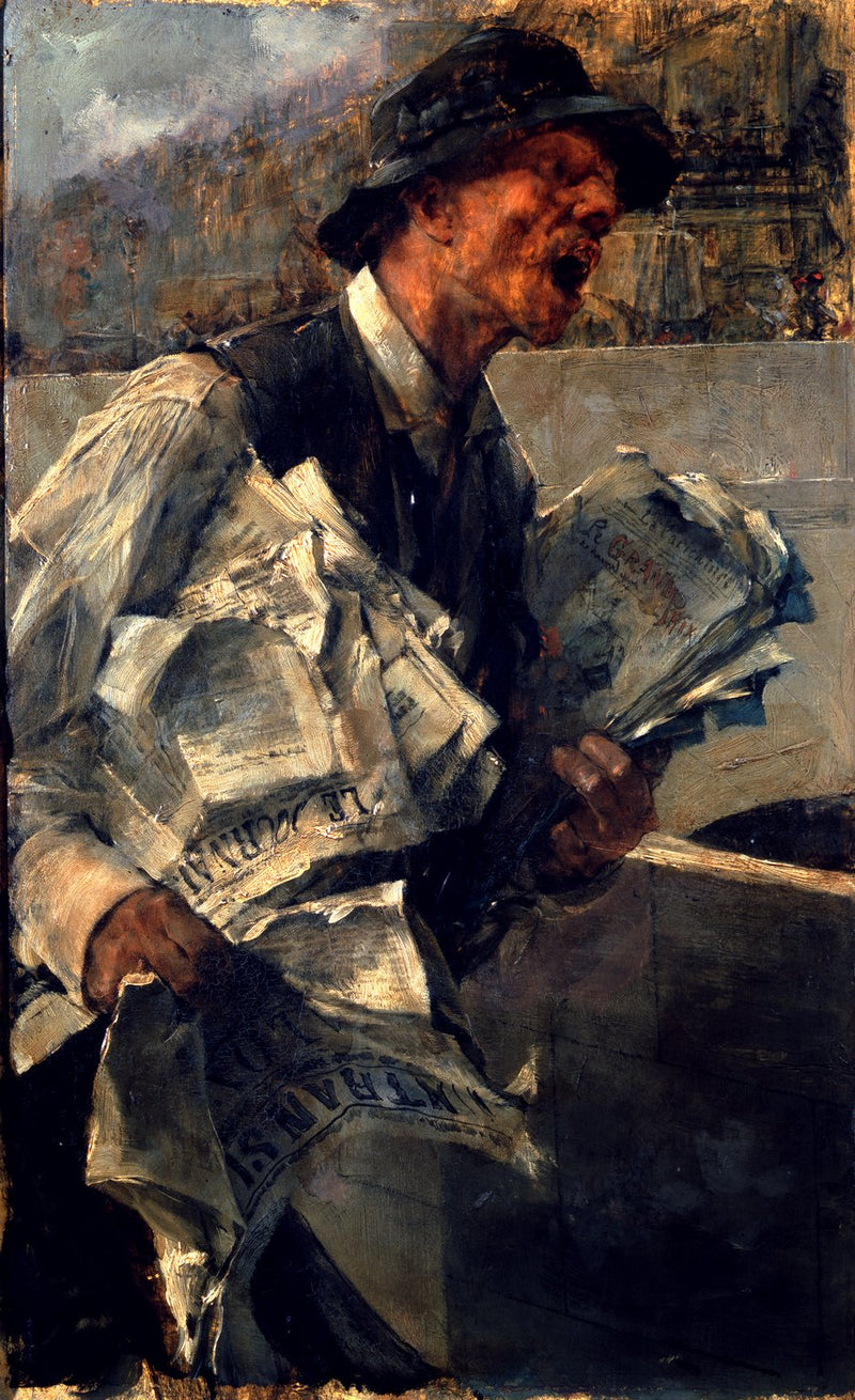 Der Zeitungsverkäufer - Giovanni Boldini