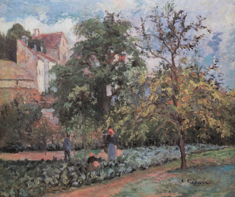 Der Obstgarten in Maubuisson, Pontoise - Camille Pissarro