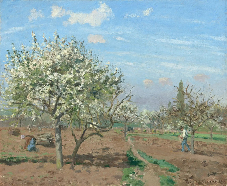 Der Obstgarten - Camille Pissarro