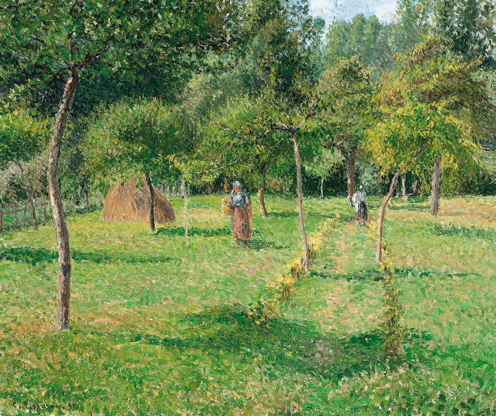 Le Verger d'Éragny - Camille Pissarro image 1 tableau peint à l’huile sur toile