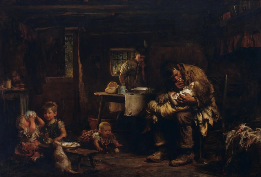 Der Witwer - Luke Fildes
