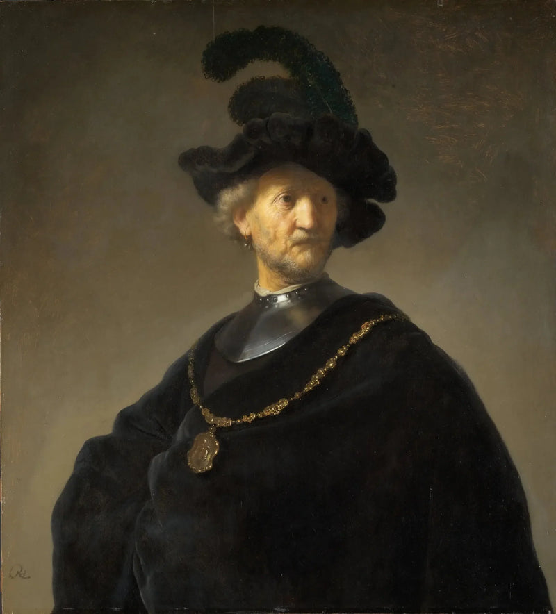 Der alte Mann mit der goldenen Kette - Rembrandt
