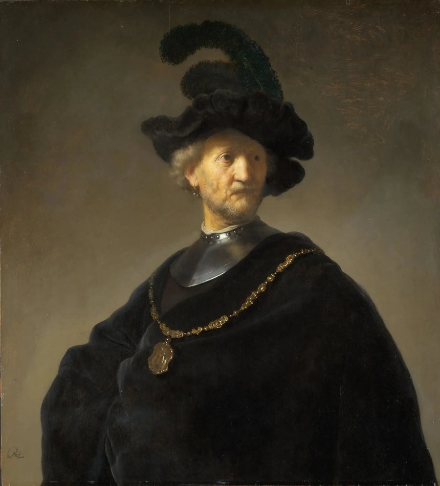 Der alte Mann mit der goldenen Kette - Rembrandt