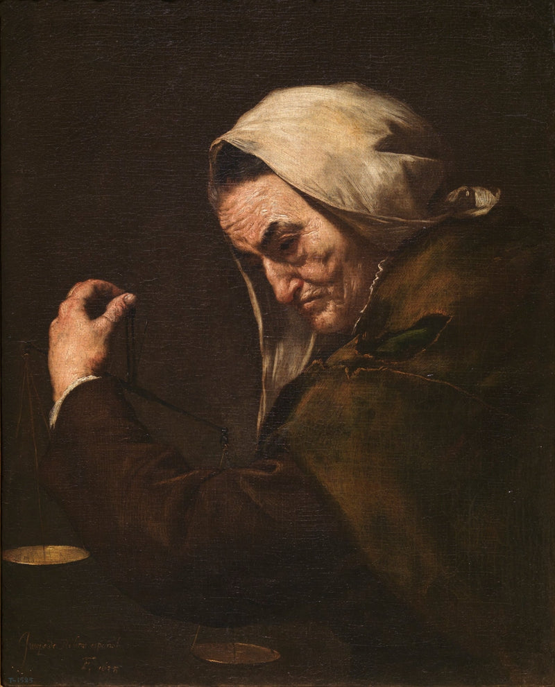Der alte Wucherer - Jusepe de Ribera