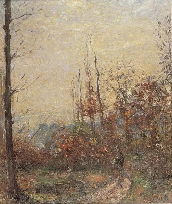 Der alte Weg im Herbst, Pontoise - Camille Pissarro