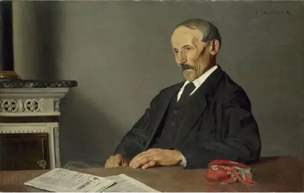 Der alte Hausmeister - Félix Vallotton