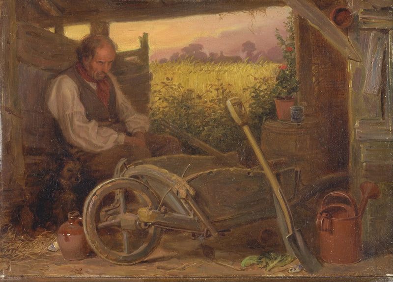 Der alte Gärtner - Briton Rivière