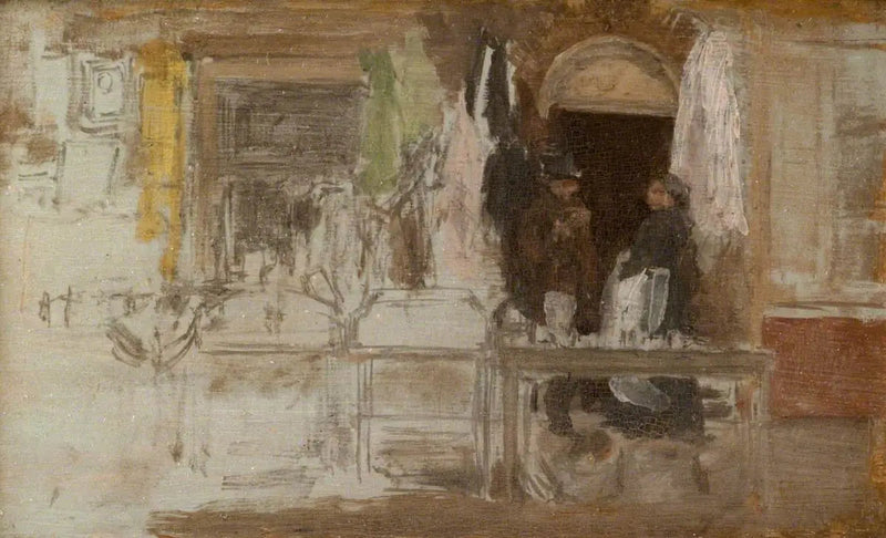 Der alte Bekleidungsladen, Houndsditch - James Abbott McNeill Whistler