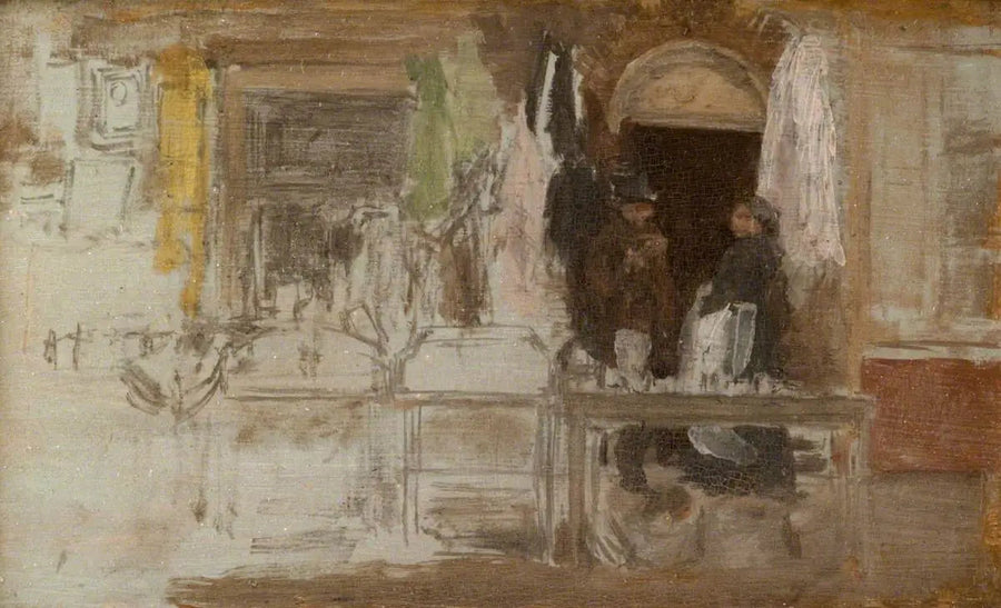 Der alte Bekleidungsladen, Houndsditch - James Abbott McNeill Whistler