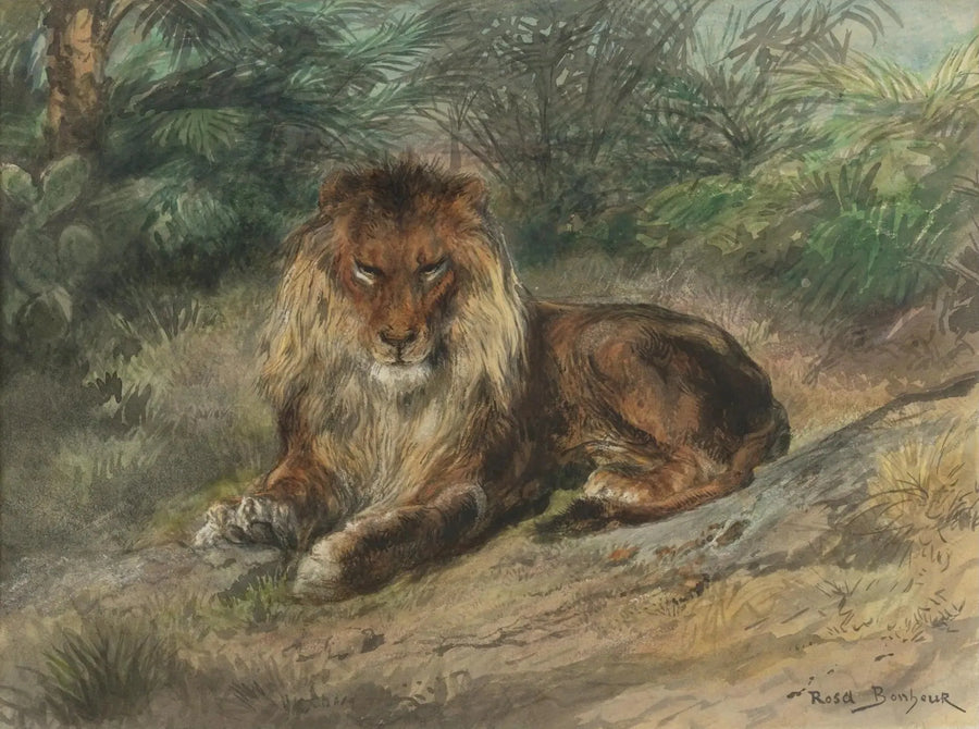Der alte Monarch - Rosa Bonheur