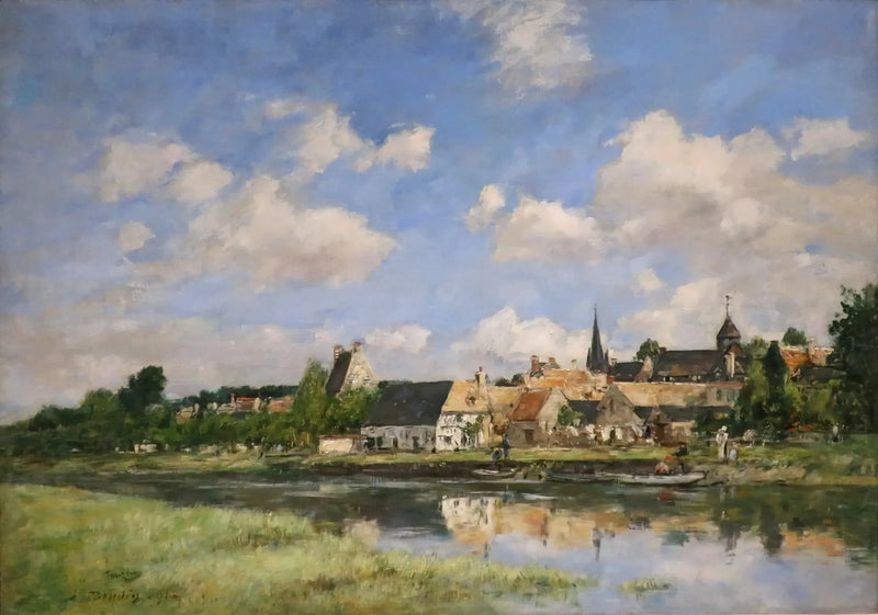Der alte Hafen von Touques - Eugène Boudin