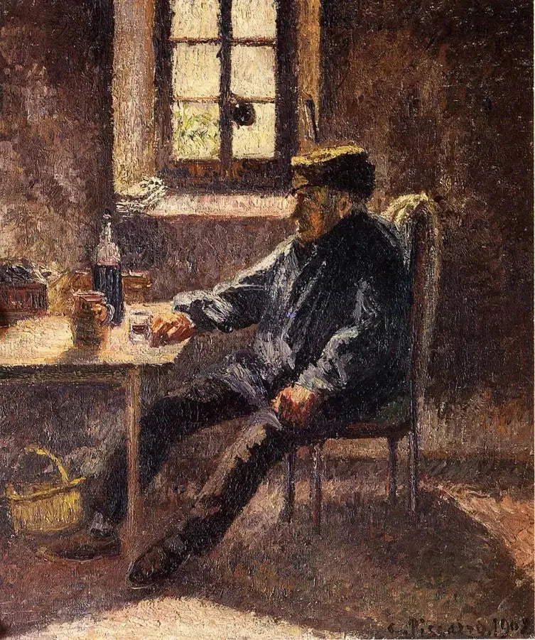 Der alte Winzer, Moret - Camille Pissarro