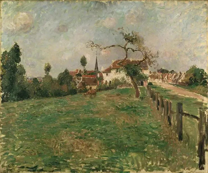 Das Dorf Éragny - Camille Pissarro