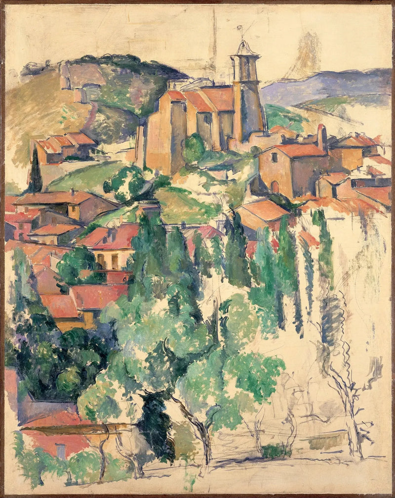Das Dorf Gardanne - Paul Cézanne