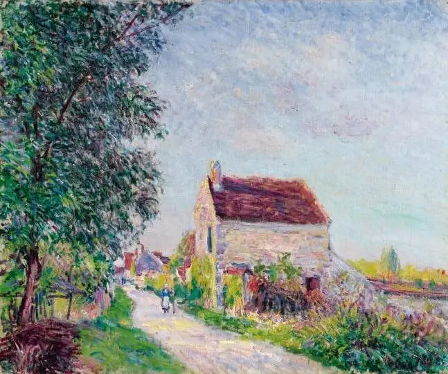 Das Dorf der Sablons - Alfred Sisley