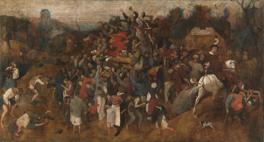 Der Wein von Sankt Martin - Pieter Brueghel der Ältere