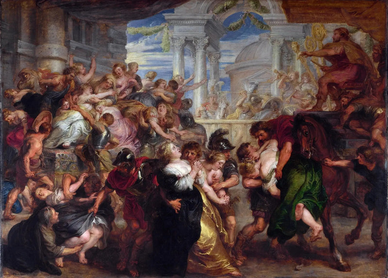 Die Entführung der Sabinerinnen - Peter Paul Rubens