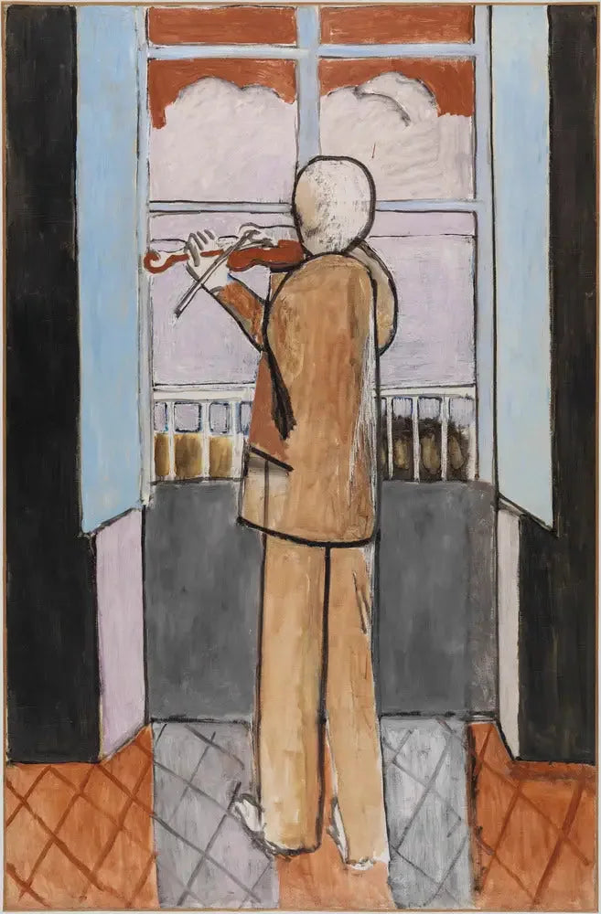 Der Geiger am Fenster - Henri Matisse