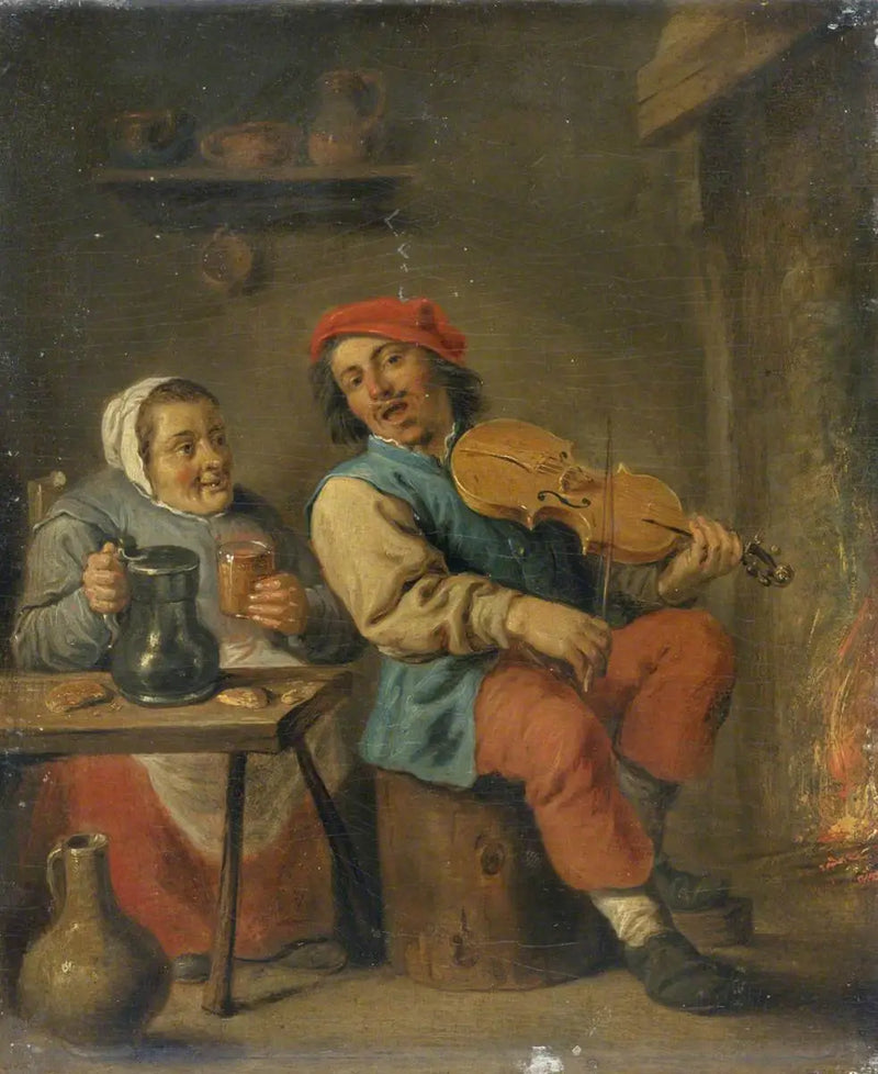 Der Geiger - David Teniers der Jüngere