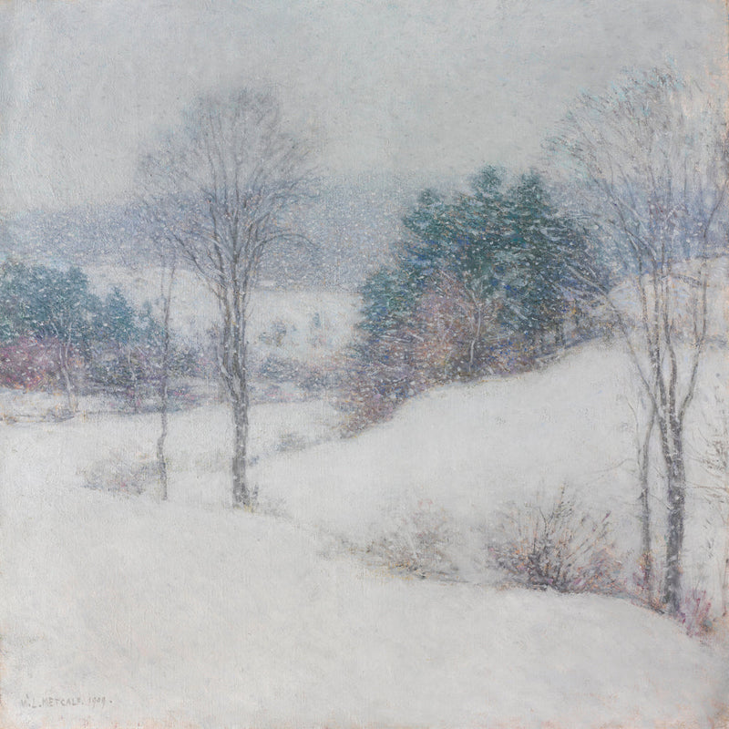 Das weiße Schleier - Willard Metcalf