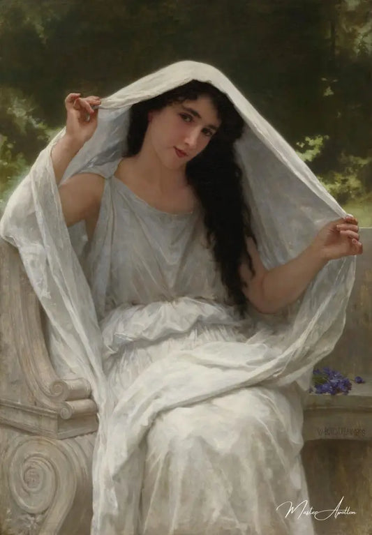 Le Voile - William Bouguereau Reproductions de tableaux à la peinture à l’huile