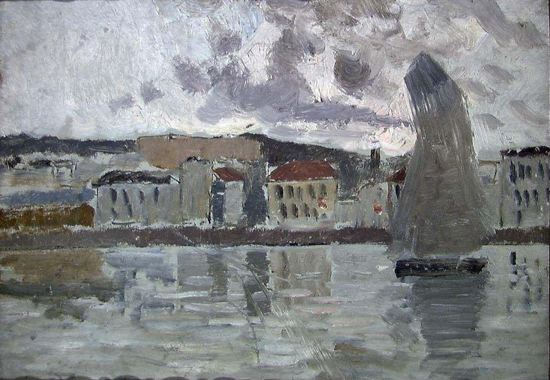 Das Segelboot - Frits Thaulow